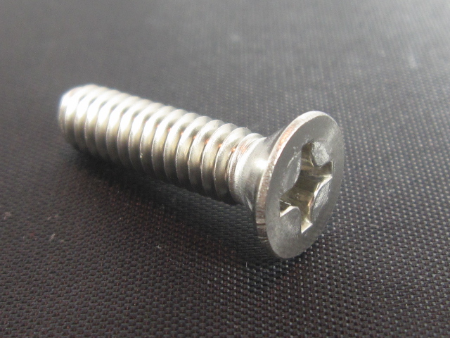 (image for)  6/32 X 5/16 phillips flat head machine screw ss